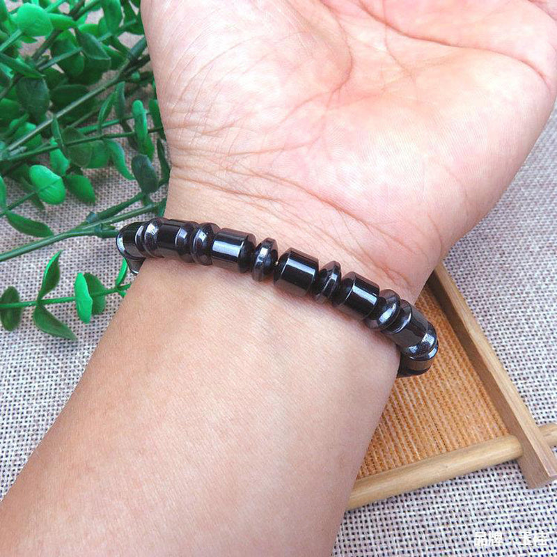 Weight Loss Magnet Bracelet with Pentagram Stone – Slimming, Pain Relief & Health Balance