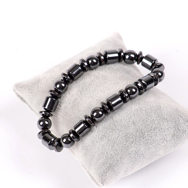 Weight Loss Magnet Bracelet with Pentagram Stone – Slimming, Pain Relief & Health Balance
