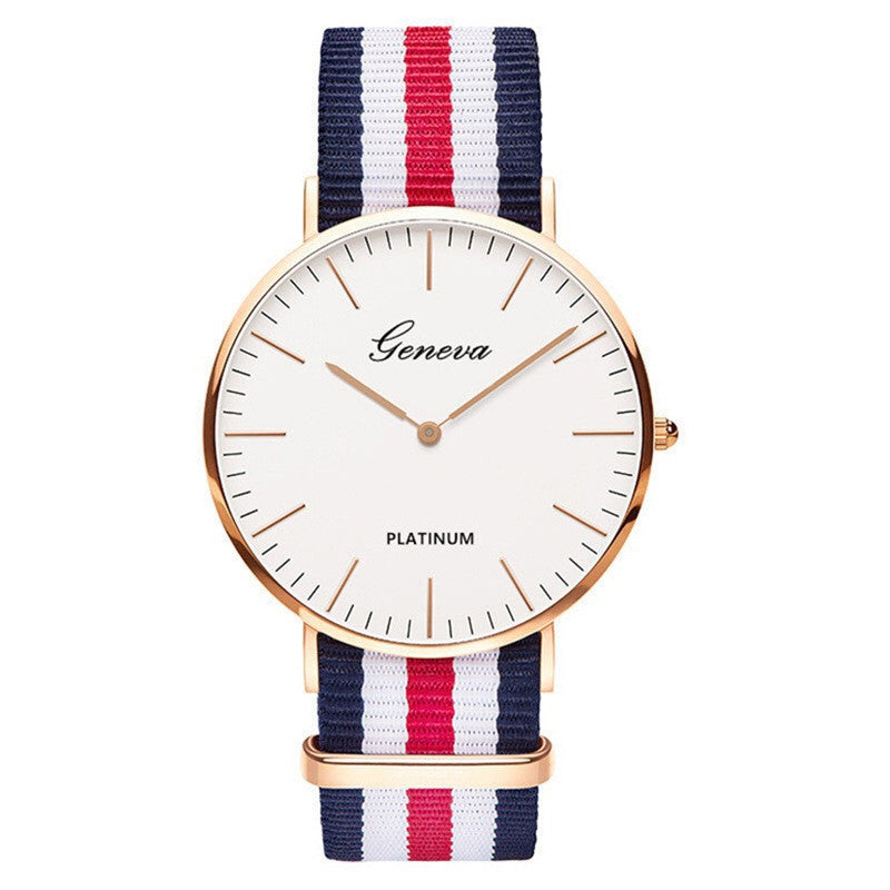 Slim Case Korean Quartz Braid Watch