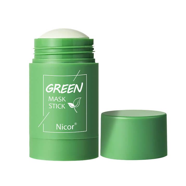 Green Tea Cleansing Mask Stick Oil Control, Acne Treatment & Skin Brightening Seaweed Mask