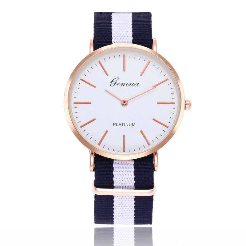 Slim Case Korean Quartz Braid Watch