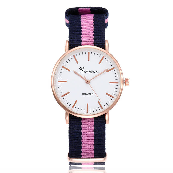 Slim Case Korean Quartz Braid Watch