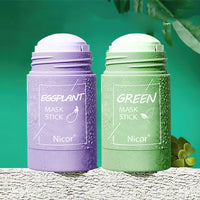 Green Tea Cleansing Mask Stick Oil Control, Acne Treatment & Skin Brightening Seaweed Mask