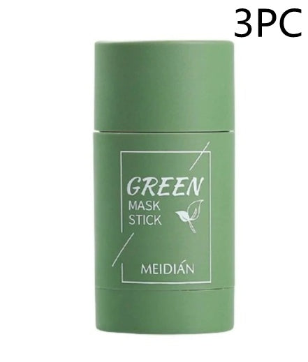 Green Tea Cleansing Mask Stick Oil Control, Acne Treatment & Skin Brightening Seaweed Mask