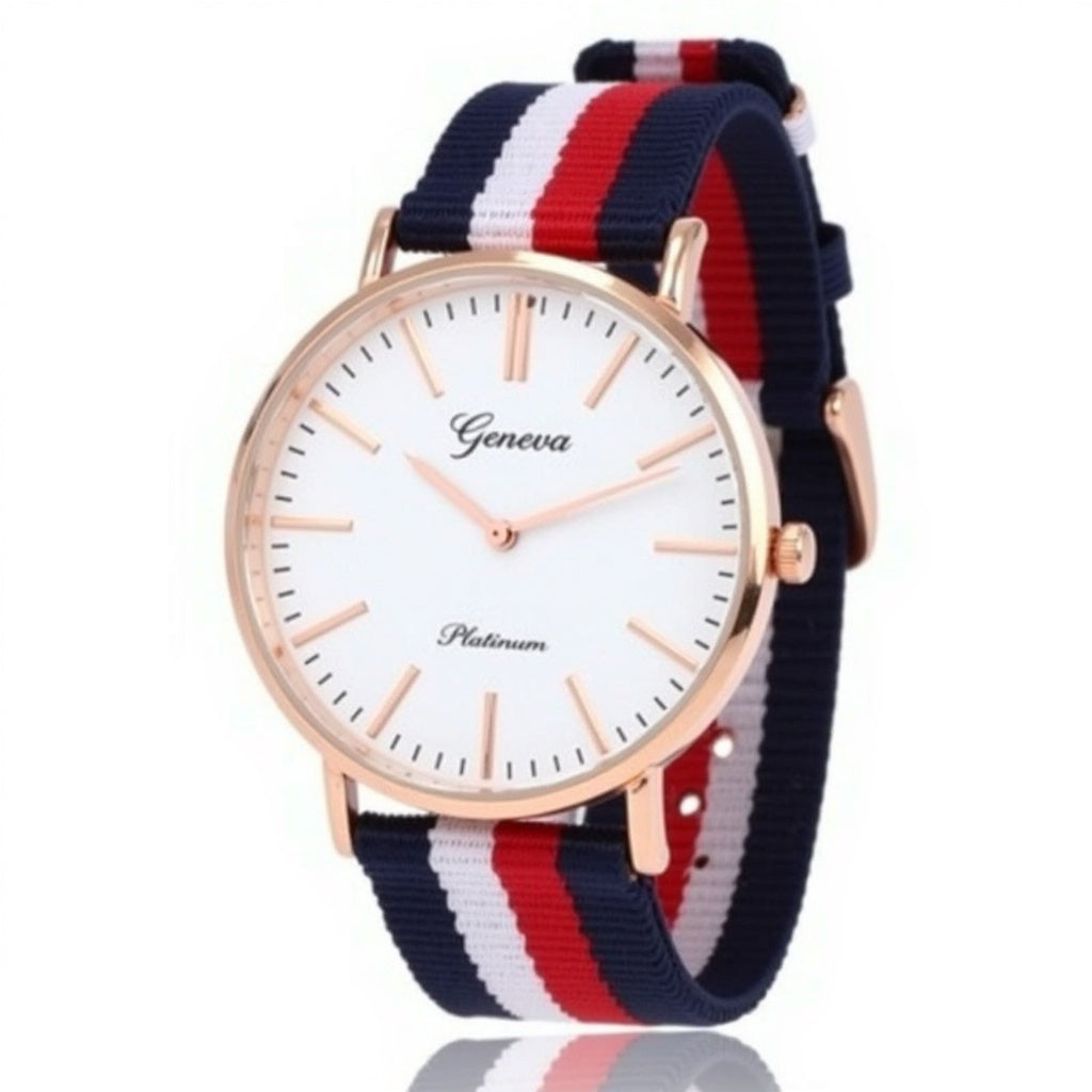 Slim Case Korean Quartz Braid Watch